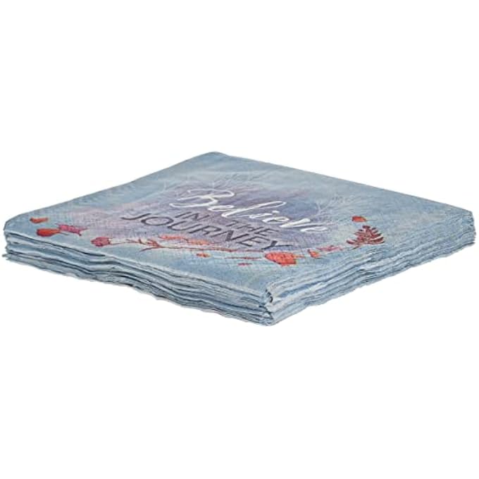 BELIEVE IN THE JOURNEY FROZEN 2 BIRTHDAY, BEVERAGE NAPKINS, 5X 5", 16 CT. - Image 3